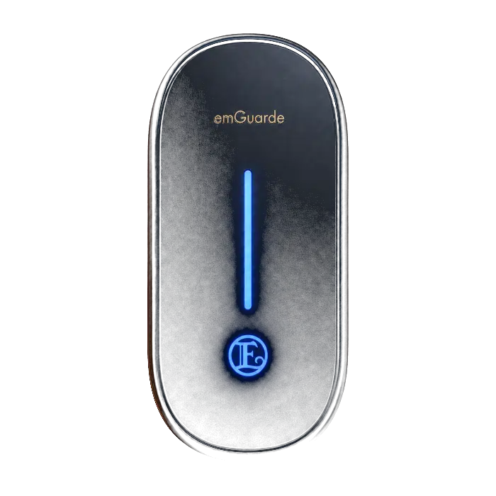 emGuarde device rotating 360 degrees