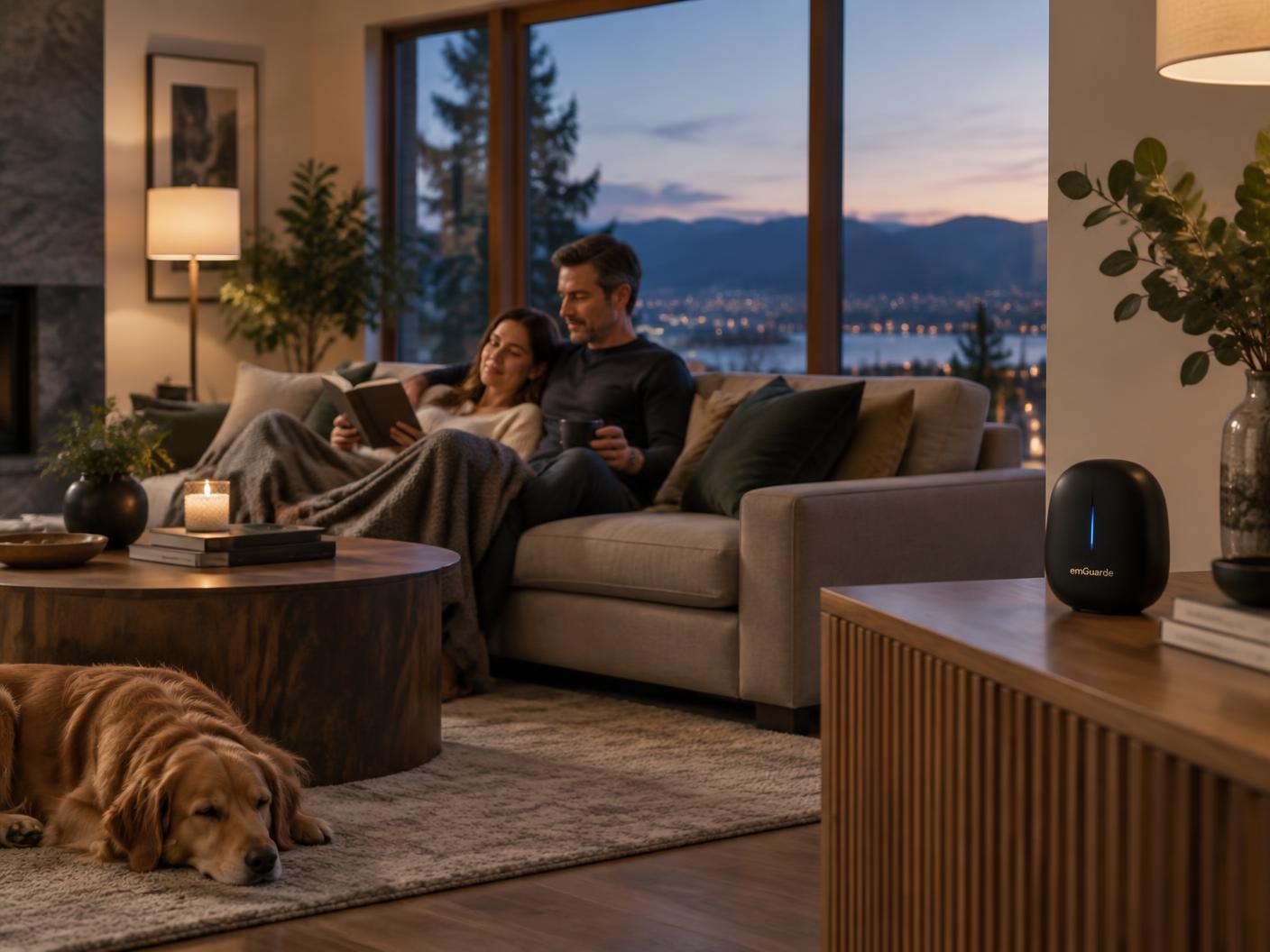 Home lifestyle setting with emGuarde